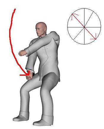 Golden Peacock on diagnol plane down