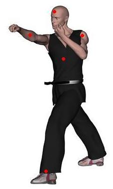 Upper Body control points